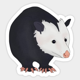 Adorable Opossum Sticker